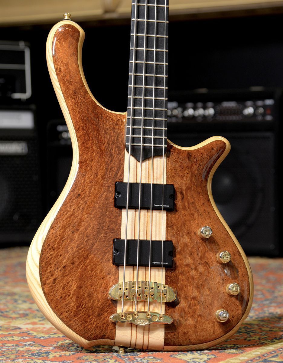 Бас-гитара Mayones Victorious 4 Custom Redwood NAT-G - купить в "Гитарном Клубе"