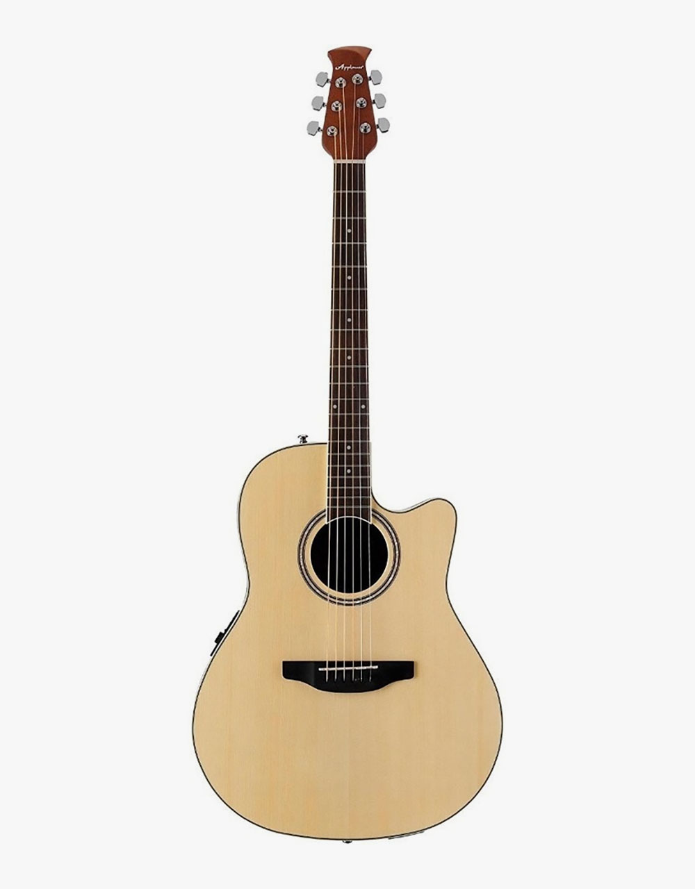 Электроакустическая гитара Ovation Applause AB24II-4S Balladeer Mid Cutaway Natural Satin - купить в "Гитарном Клубе"