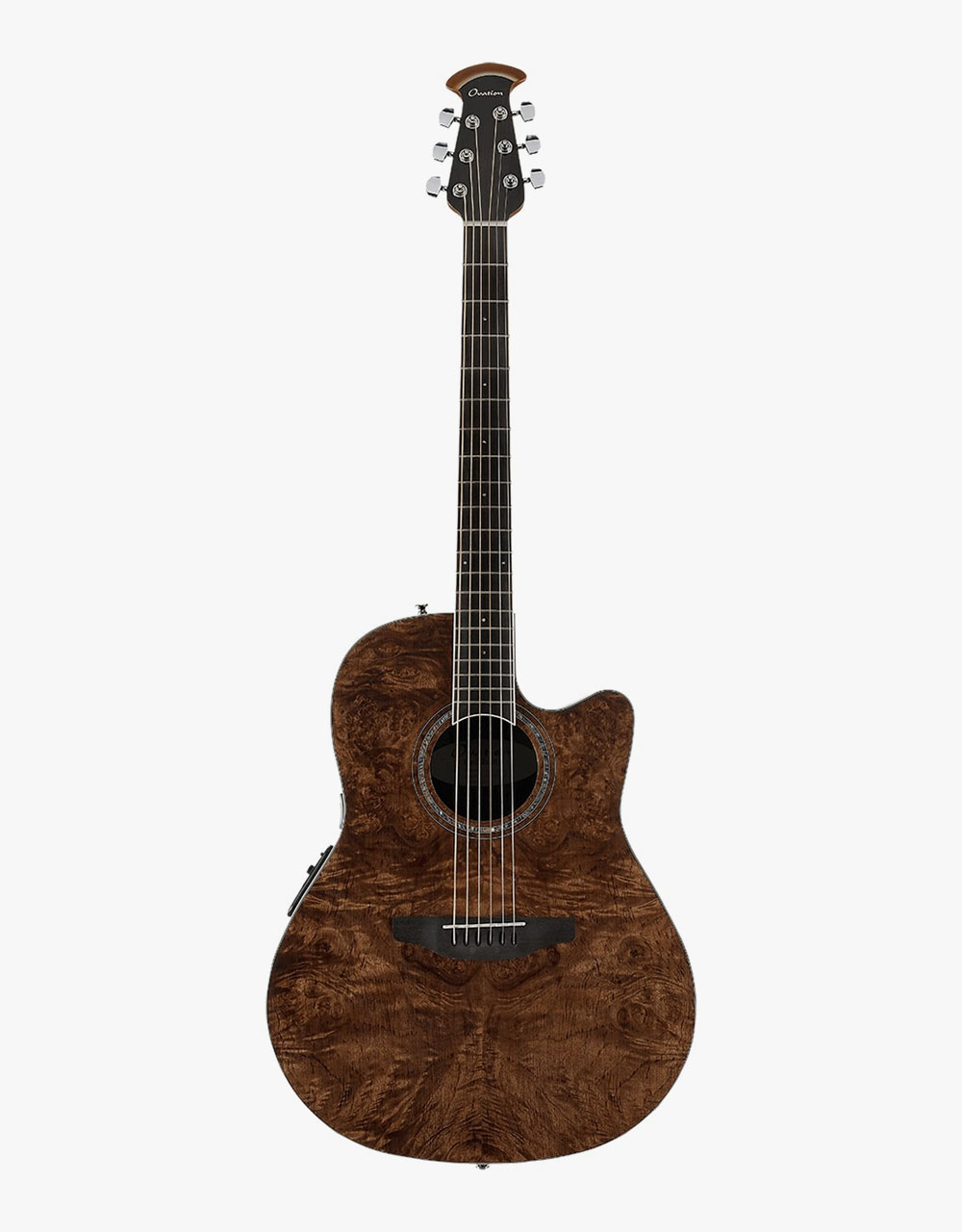 Электроакустическая гитара Ovation CS24P-NBM Celebrity Standard Plus Mid Cutaway Nutmeg Burled Maple - купить в "Гитарном Клубе"