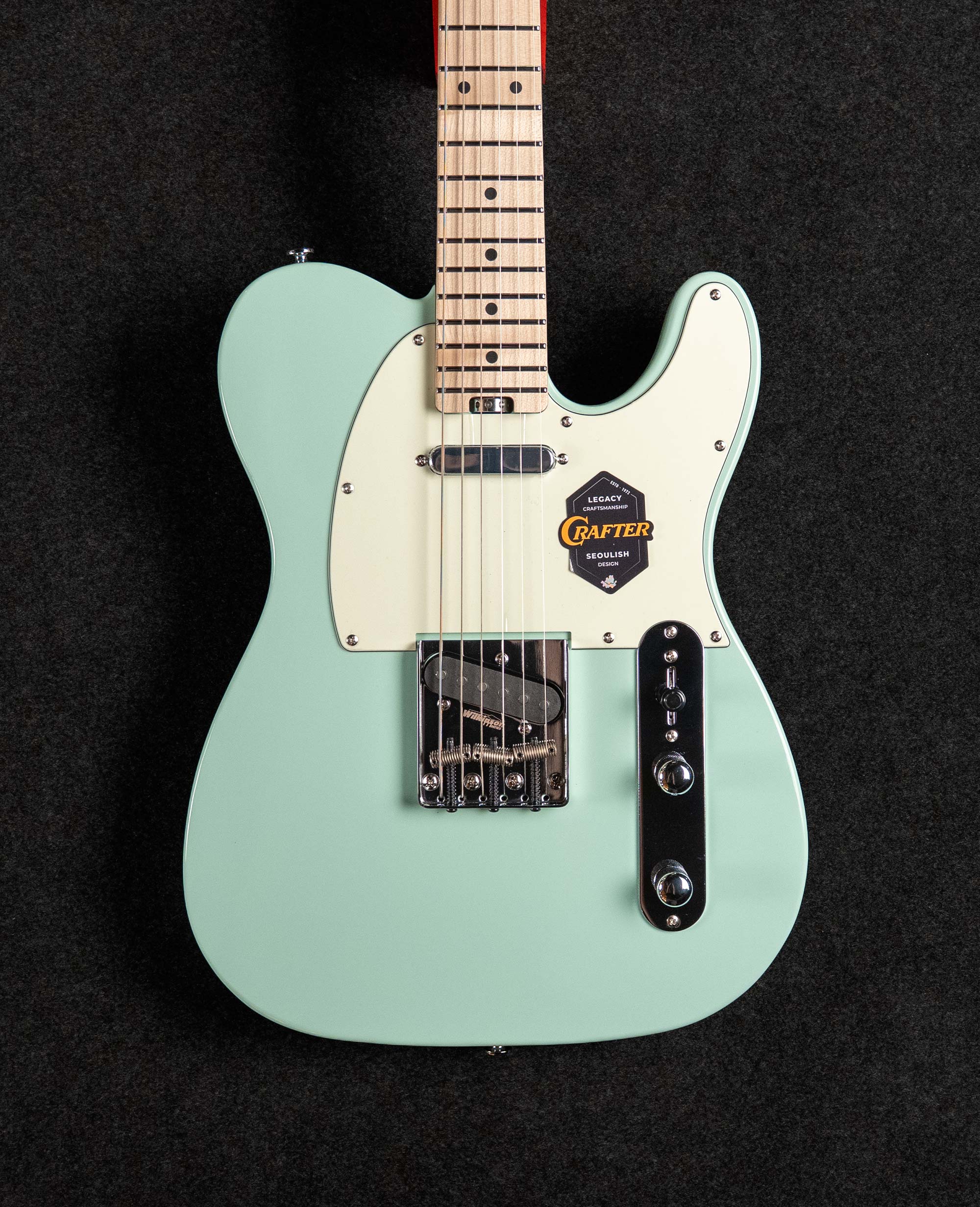 Электрогитара Crafter Charlotte T MP Ara Green - купить в "Гитарном Клубе"