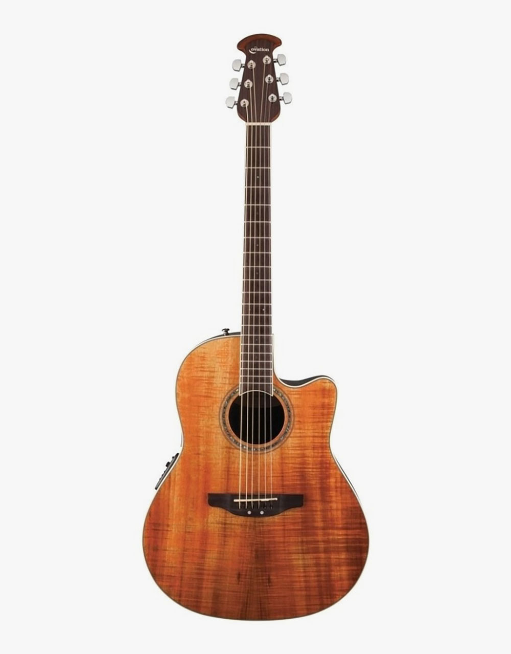 Электроакустическая гитара Ovation CS24P-FKOA Celebrity Standard Plus Mid Cutaway Figured Koa - купить в "Гитарном Клубе"