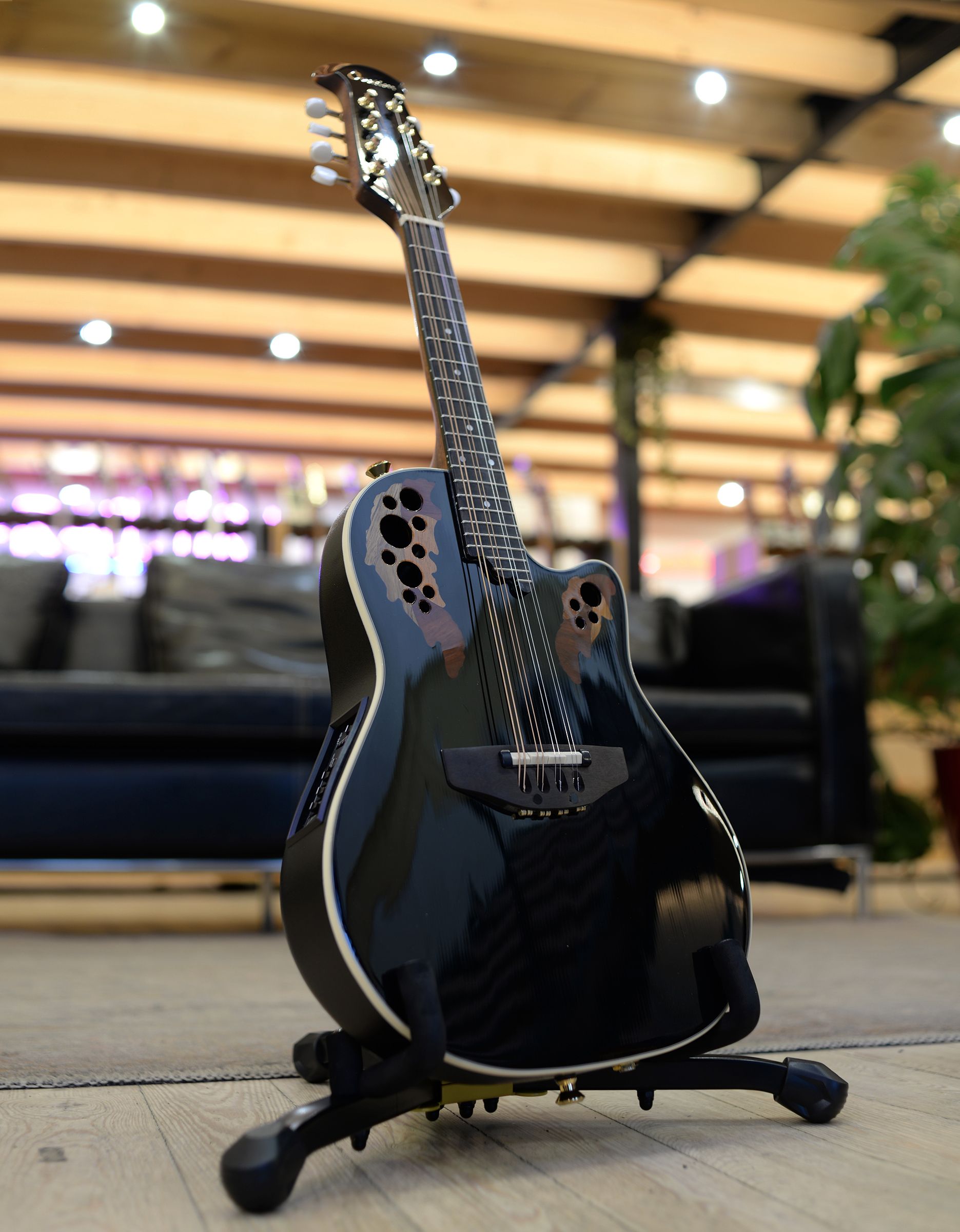 Мандолина Ovation MM68AX-5 Americana Collection Black - купить в "Гитарном Клубе"