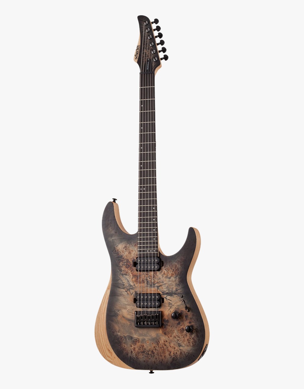 Электрогитара Schecter REAPER-6 FR S, Satin Charcoal Burst - купить в "Гитарном Клубе"