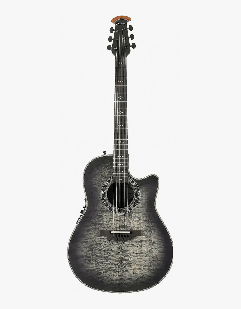 Электроакустическая гитара Ovation C2079AXP-5S Legend Plus Deep Contour Cutaway Black Satin Quilted - купить в "Гитарном Клубе"