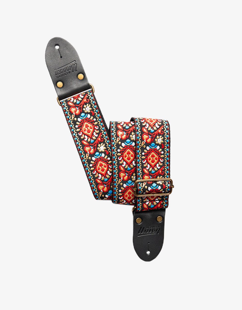 Ремень для гитары Acoustic Union Jacquard, Saffron - купить в "Гитарном Клубе"