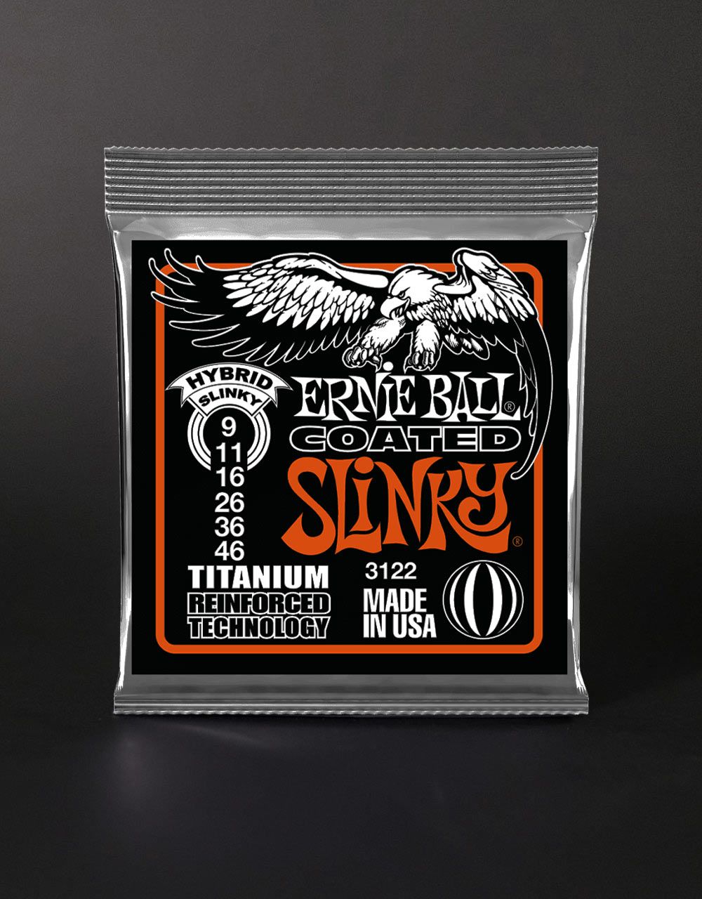 Струны для электрогитары Ernie Ball 3122 RPS Hybrid Slinky, 9-46 - купить в "Гитарном Клубе"
