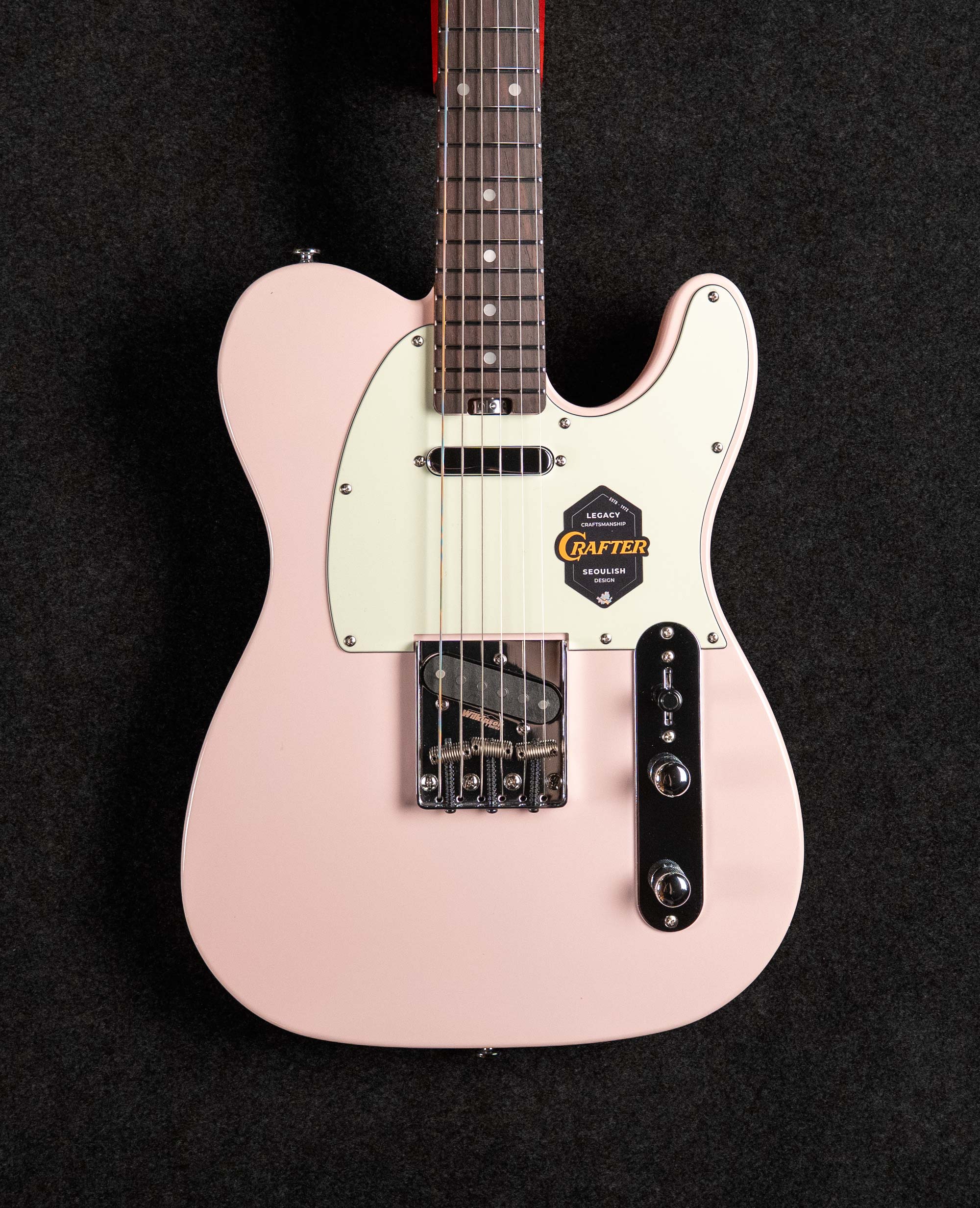 Электрогитара Crafter Charlotte T RS Seoul Pink - купить в "Гитарном Клубе"