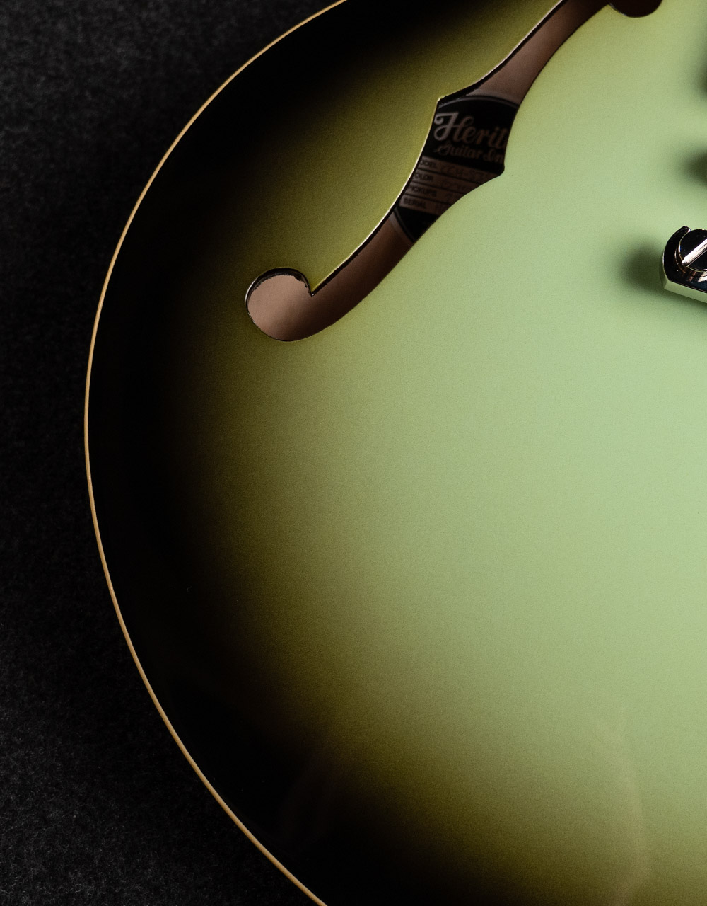 Электрогитара Heritage Custom Shop Factory Special H-535 Green Burst - купить в "Гитарном Клубе"