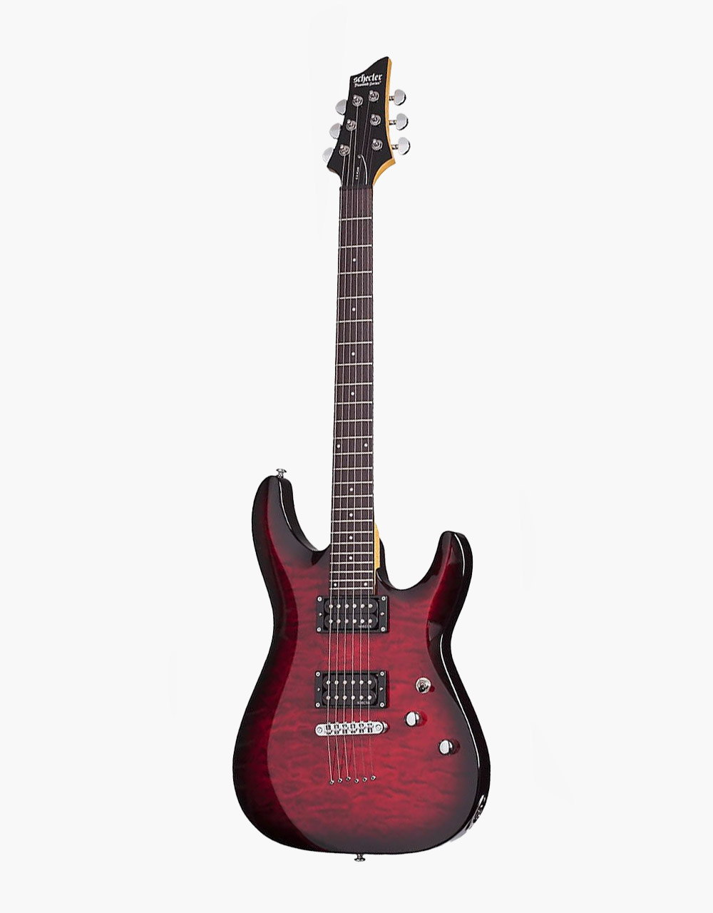 Электрогитара Schecter C-6 Plus See-Thru Cherry Burst - купить в "Гитарном Клубе"