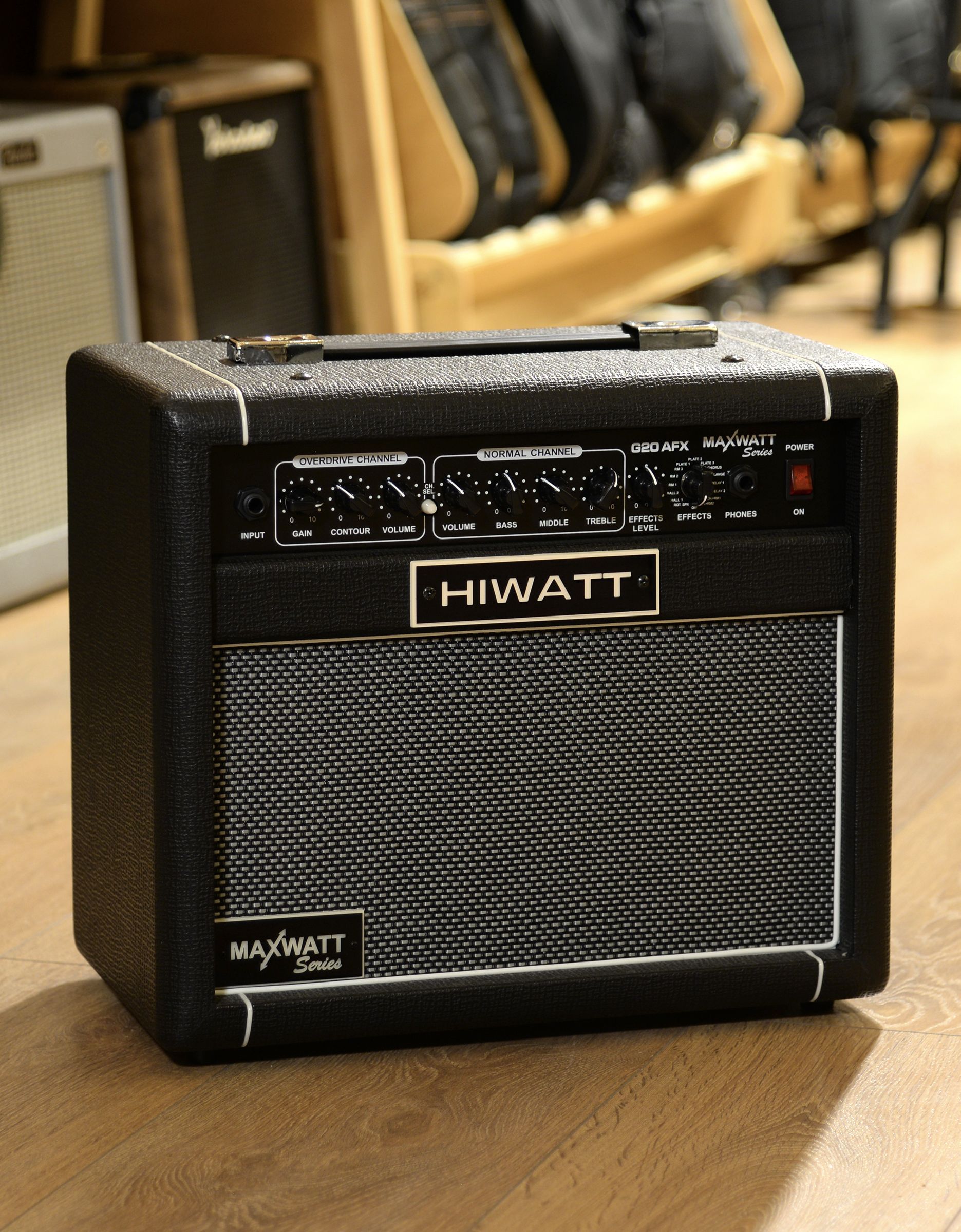 Комбоусилитель для электрогитары HIWATT MAXWATT G20 AFX, 20 Вт, 1Х8" Hiwatt High Performance Speaker - купить в "Гитарном Клубе"