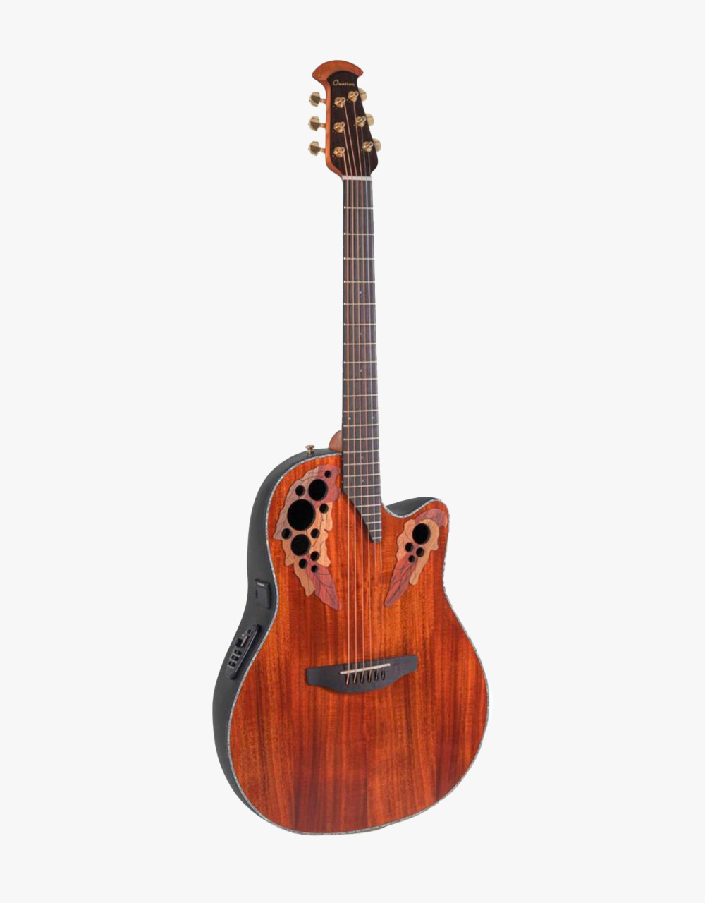 Электроакустическая гитара Ovation CE44P-FKOA Celebrity Elite Plus Mid Cutaway Natural Figured - купить в "Гитарном Клубе"