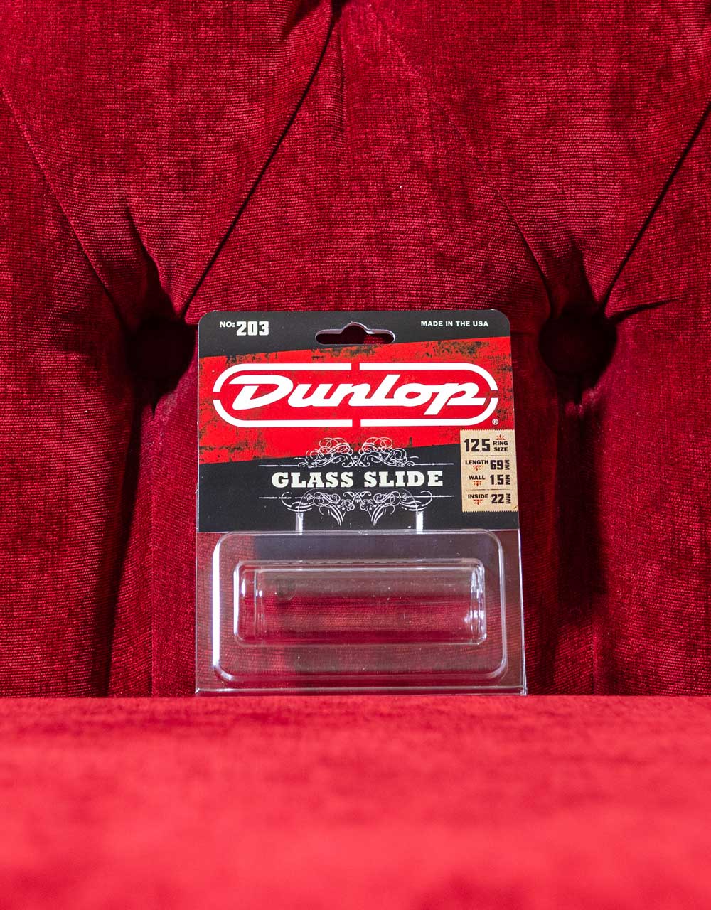 Слайд Dunlop 203 Tempered Glass Regular Large - купить в "Гитарном Клубе"