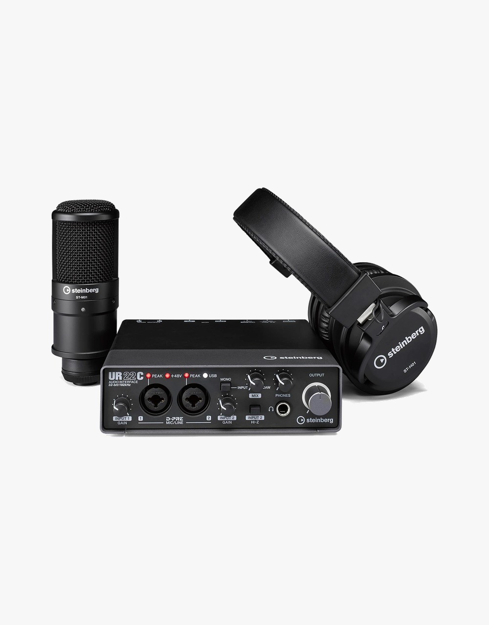 Аудиоинтерфейс Steinberg UR22C Recording PACK - купить в "Гитарном Клубе"