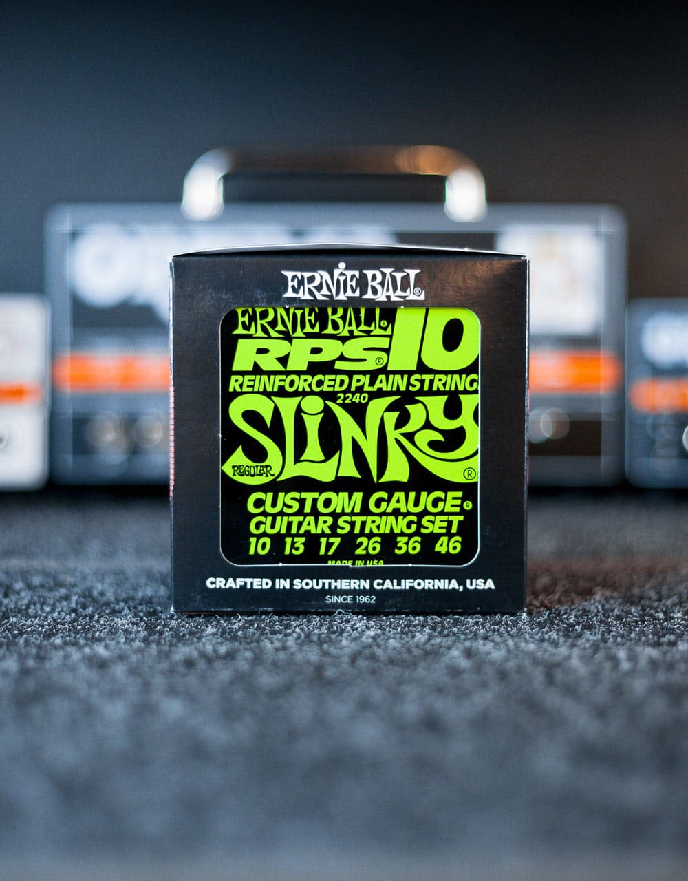 Струны для электрогитары Ernie Ball 2240 Reinforced RPS10 Regular Slinky, 10-46 - купить в "Гитарном Клубе"