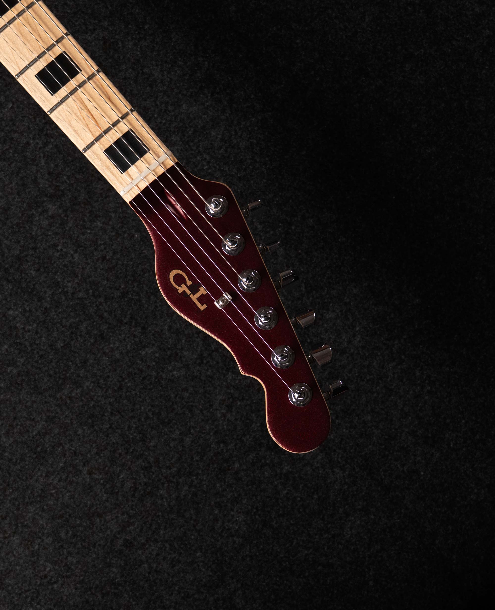 Электрогитара G&L Build to Order Asat HH RMC, Ruby Red Metallic Frost MP - купить в "Гитарном Клубе"