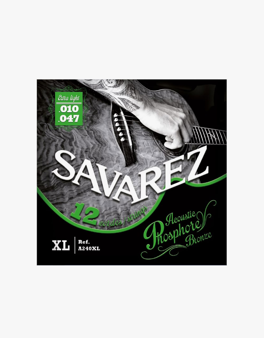 Струны для 12-струнной акустической гитары Savarez A240XL, 10-47 - купить в "Гитарном Клубе"