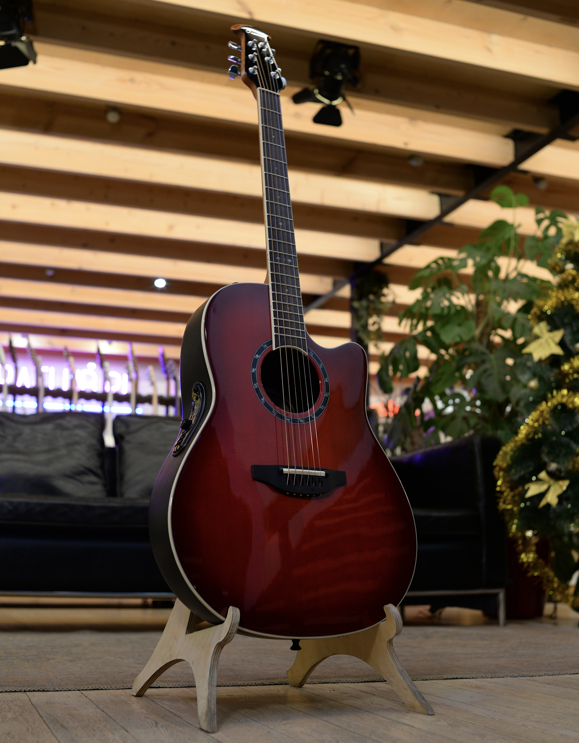 Электроакустическая гитара Ovation 2771AX-CСB-G Standart Balladeer Chery Burst - купить в "Гитарном Клубе"