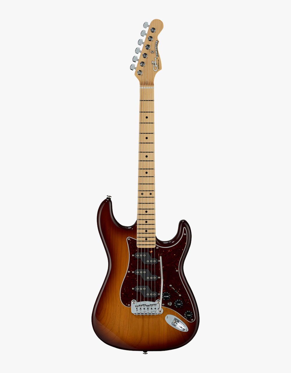 Электрогитара G&L FD Comanche Old School Tobacco Sunburst MP - купить в "Гитарном Клубе"