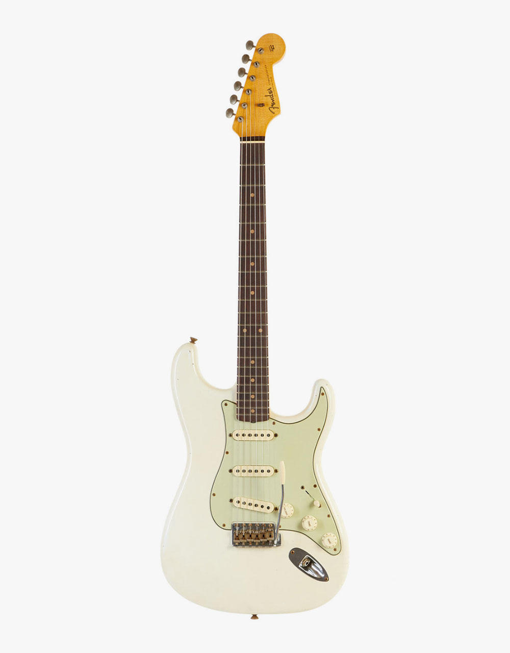 Электрогитара Fender Custom Shop 1960 Stratocaster S20 LTD Relic Journeyman Aged Olympic White - купить в "Гитарном Клубе"