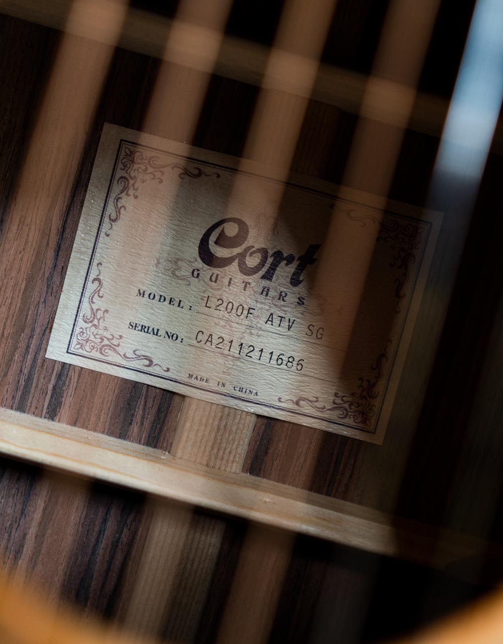 Электроакустическая гитара Cort L200F-ATV-SG Luce - купить в "Гитарном Клубе"