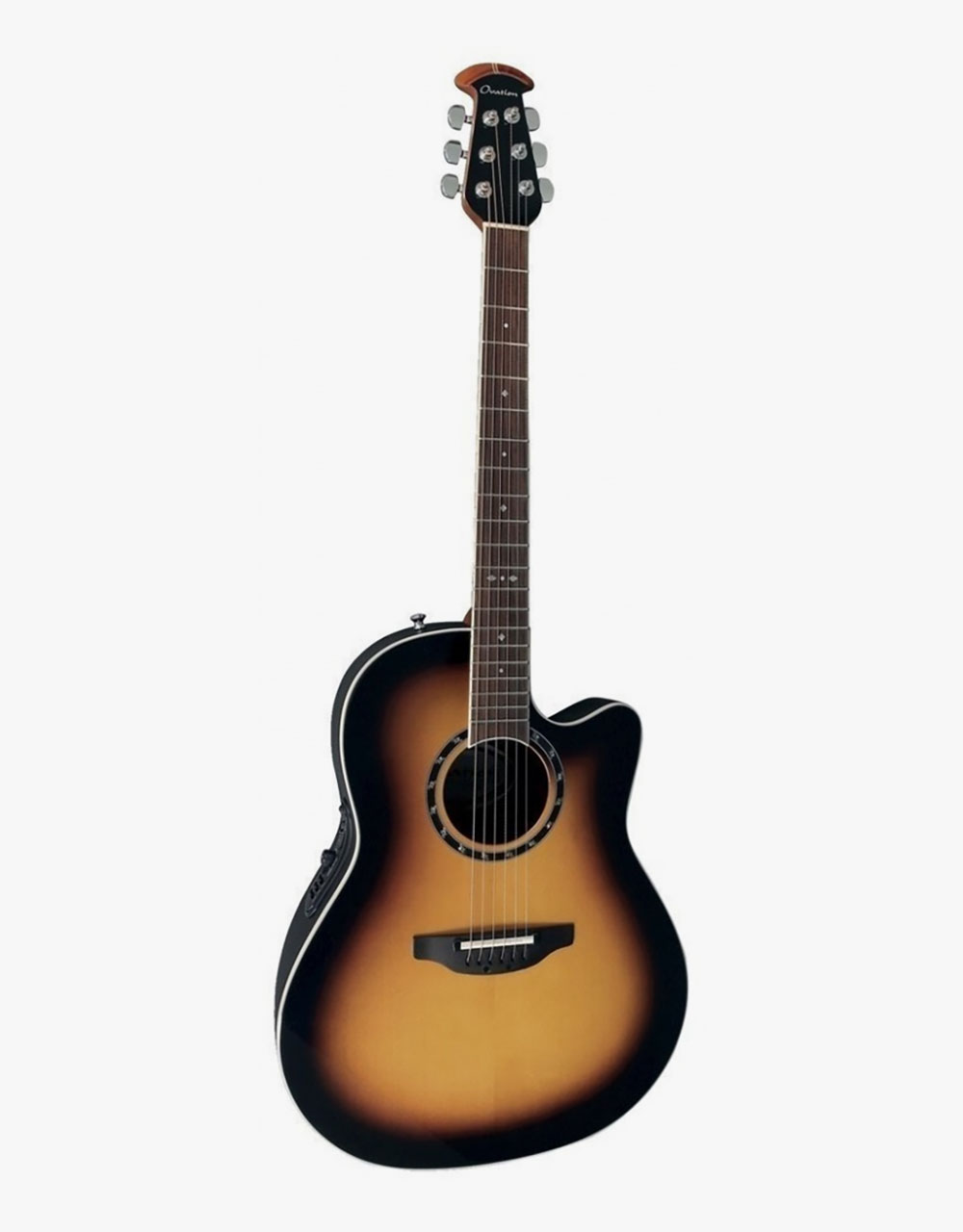 Электроакустическая гитара Ovation 2771AX-1 Standard Balladeer Deep Contour Cutaway Sunburst - купить в "Гитарном Клубе"