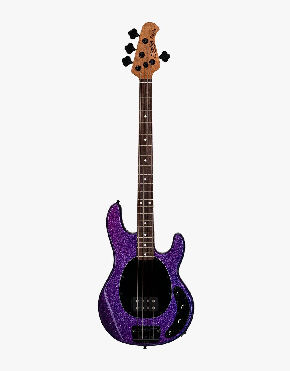 Бас-гитара Sterling StingRay RAY34-PSK, Purple Sparkle - купить в "Гитарном Клубе"