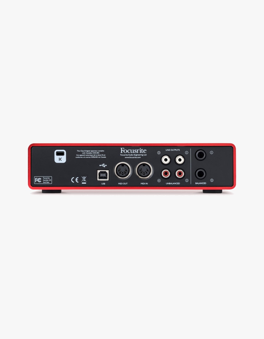 Аудиоинтерфейс Focusrite Scarlett 2i4 2nd Gen - купить в "Гитарном Клубе"