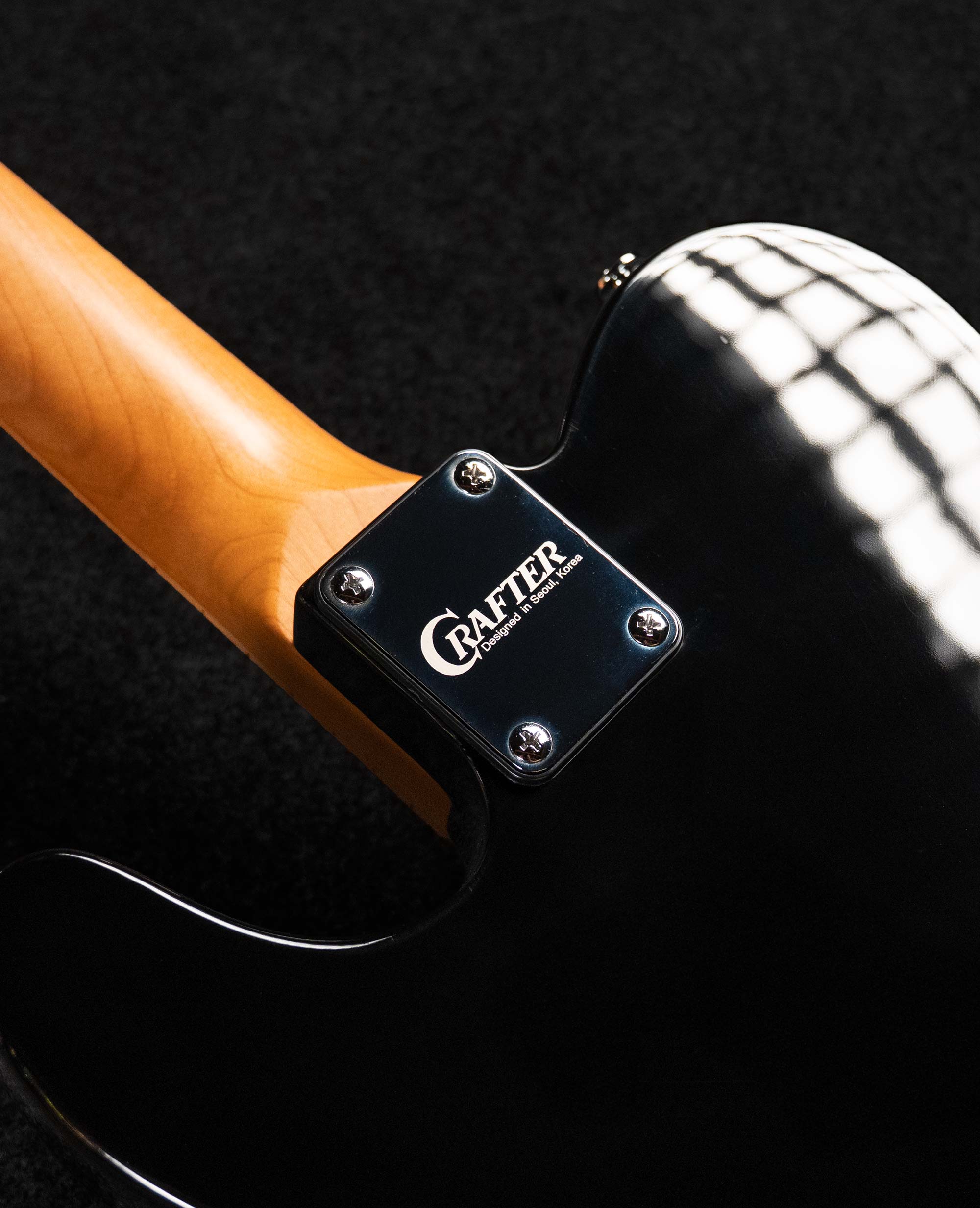 Электрогитара Crafter Crema T VVS MP Cosmic Black - купить в "Гитарном Клубе"