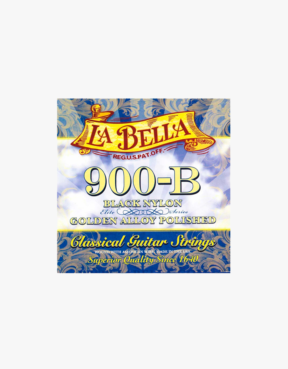 Струны для классической гитары La Bella 900B Elite Black Nylon - купить в "Гитарном Клубе"