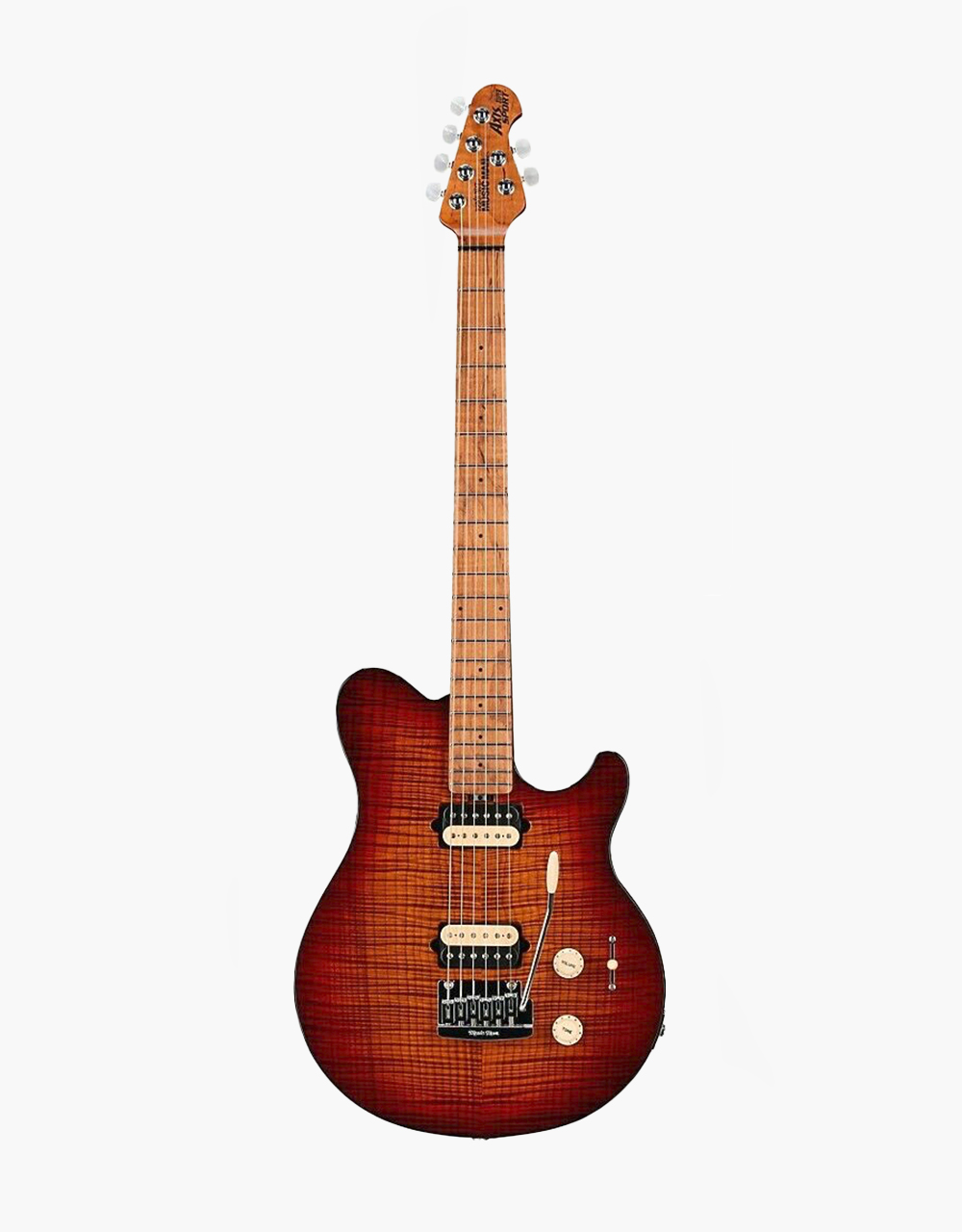 Электрогитара Music Man Axis Super Sport, Roasted Amber Flame - купить в "Гитарном Клубе"
