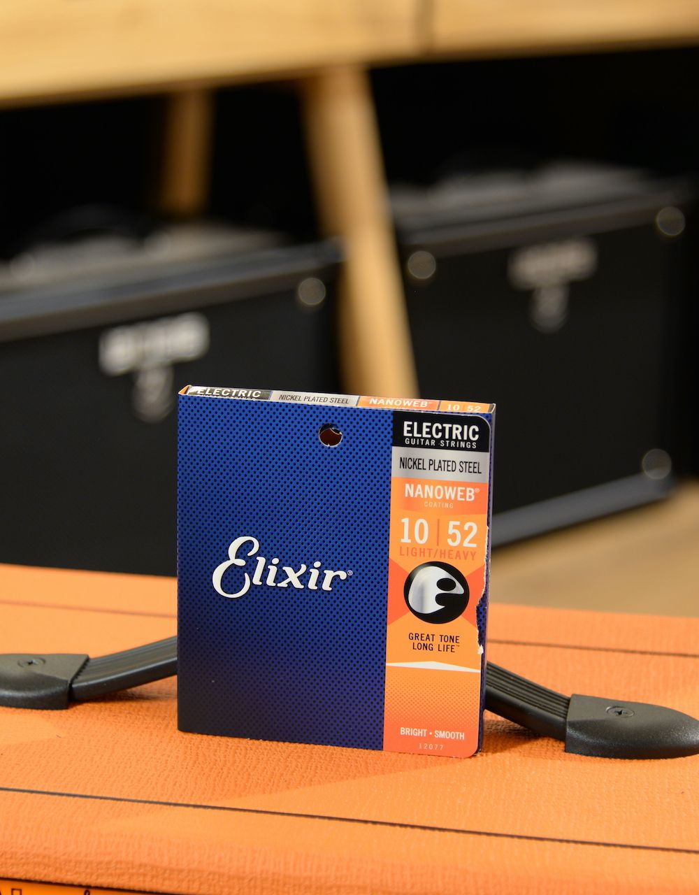 Струны для электрогитары Elixir Nanoweb 12077, 10-52 - купить в "Гитарном Клубе"