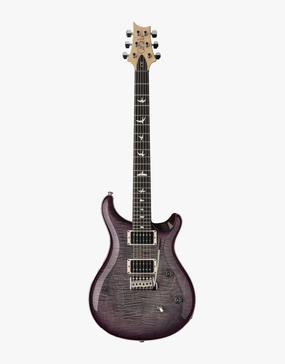 Электрогитара PRS CE24 FADED GRAY BLACK PURPLE BURST - купить в "Гитарном Клубе"