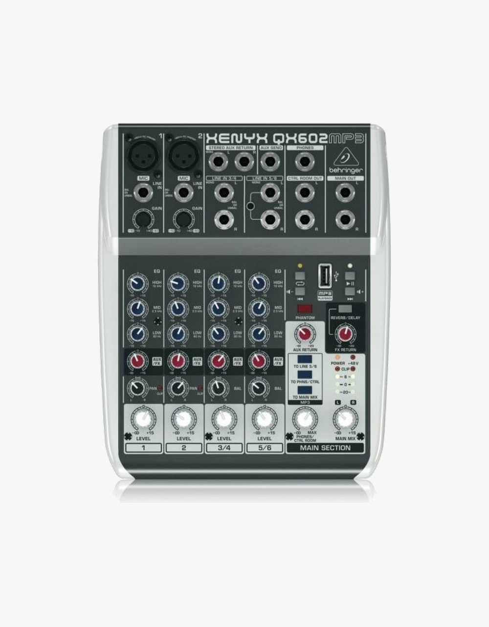 Микшер BEHRINGER QX602MP3 - купить в "Гитарном Клубе"