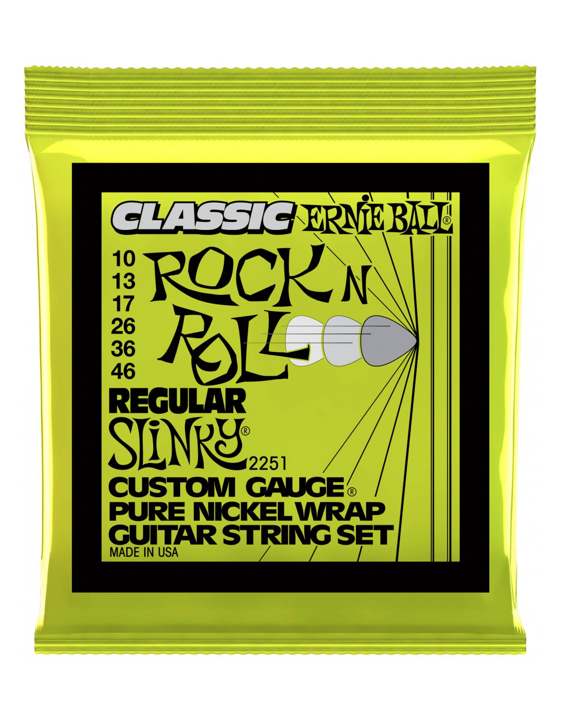 Струны для электрогитары гитары Ernie Ball 2251, 10-46 - купить в "Гитарном Клубе"