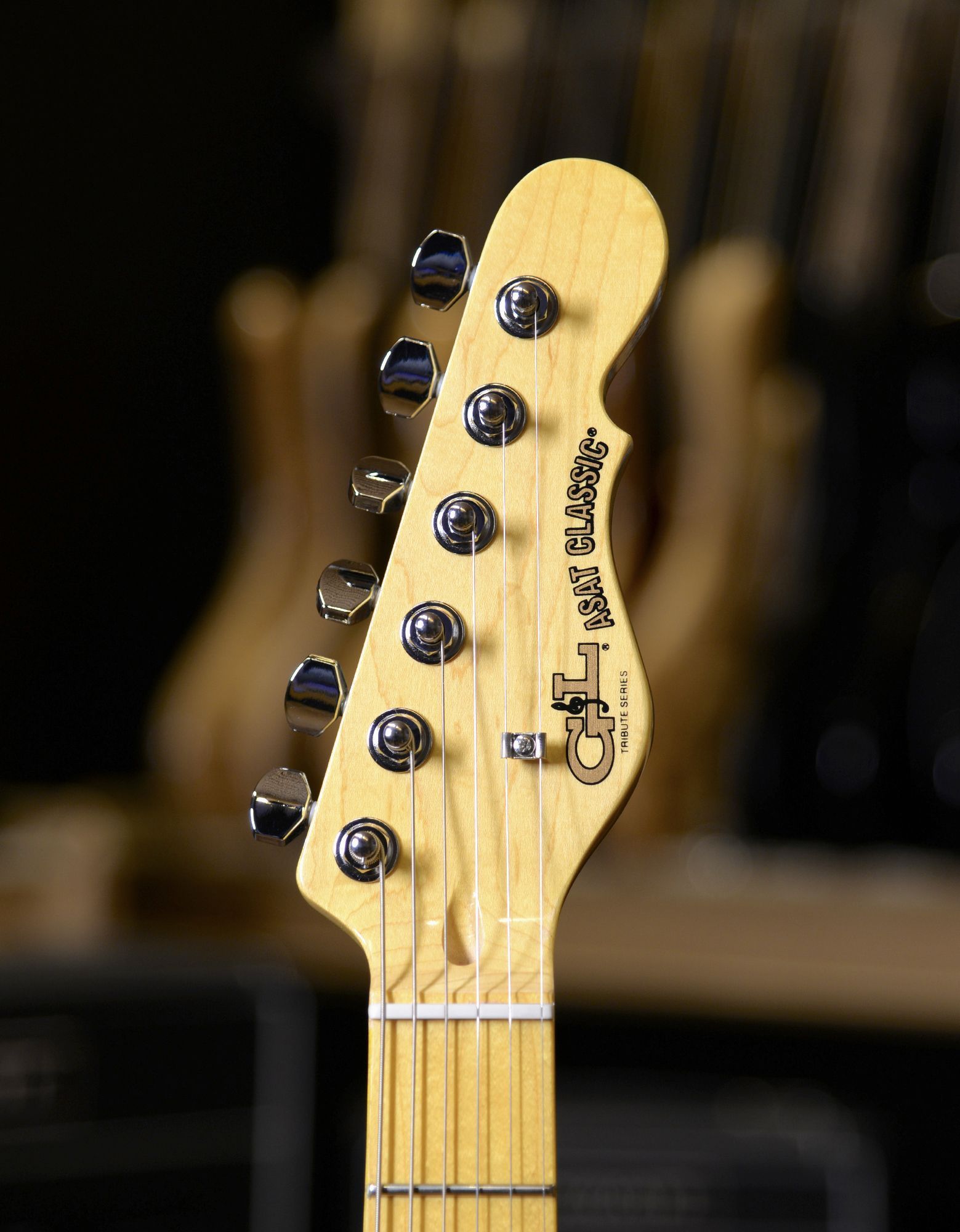 Электрогитара G&L Tribute ASAT Classic Bluesboy Sonic Blue MP - купить в "Гитарном Клубе"