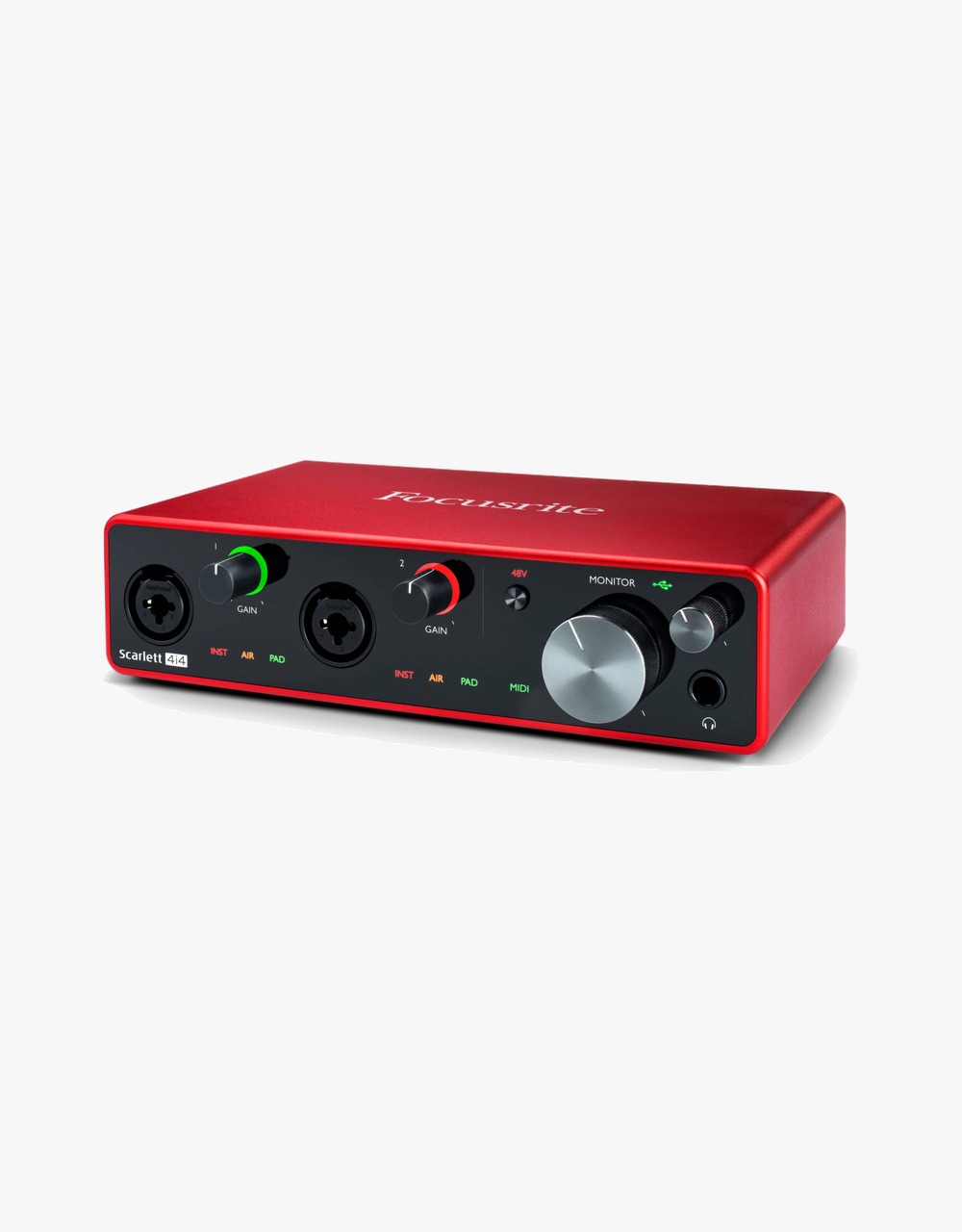 Аудиоинтерфейс Focusrite Scarlett 4i4 3rd Gen - купить в "Гитарном Клубе"