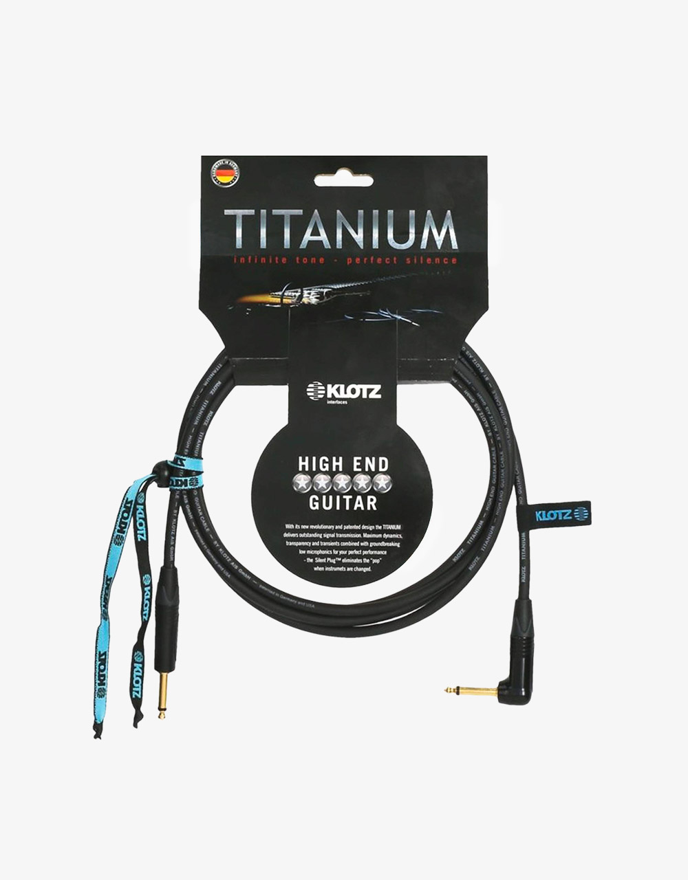 Микрофонный кабель Klotz TI-0300PR TITANIUM, 3м - купить в "Гитарном Клубе"