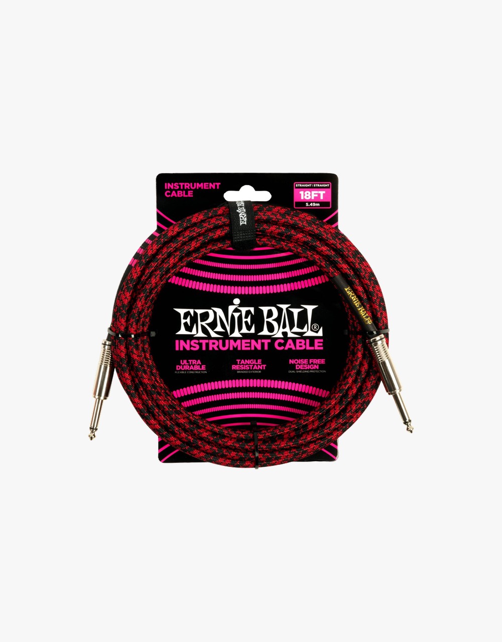 Инструментальный кабель Ernie Ball 6396, 5.49 м - купить в "Гитарном Клубе"