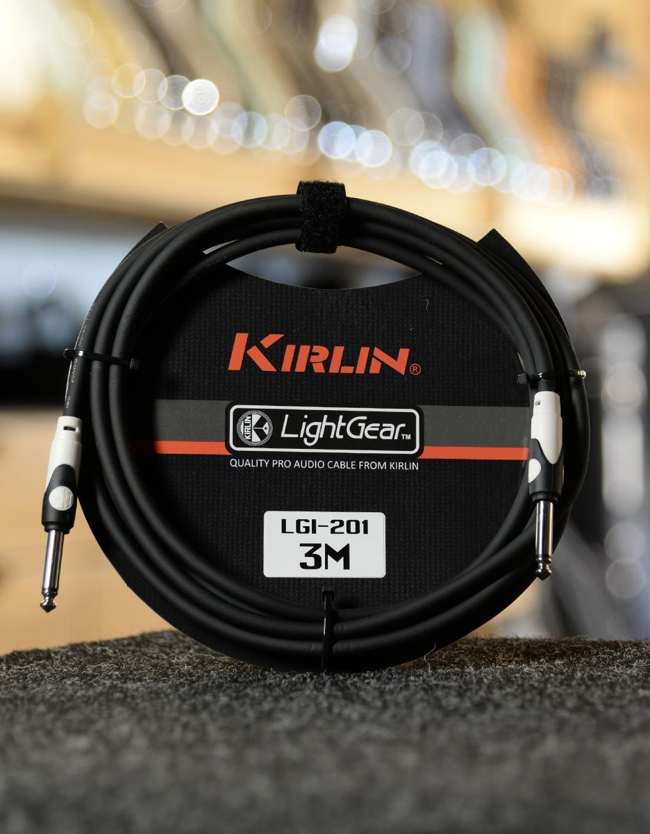 Инструментальный кабель Kirlin LGI-201-3M-BK - купить в "Гитарном Клубе"