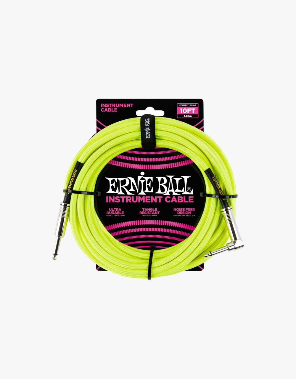 Инструментальный кабель Ernie Ball 6080, 3.05 м - купить в "Гитарном Клубе"