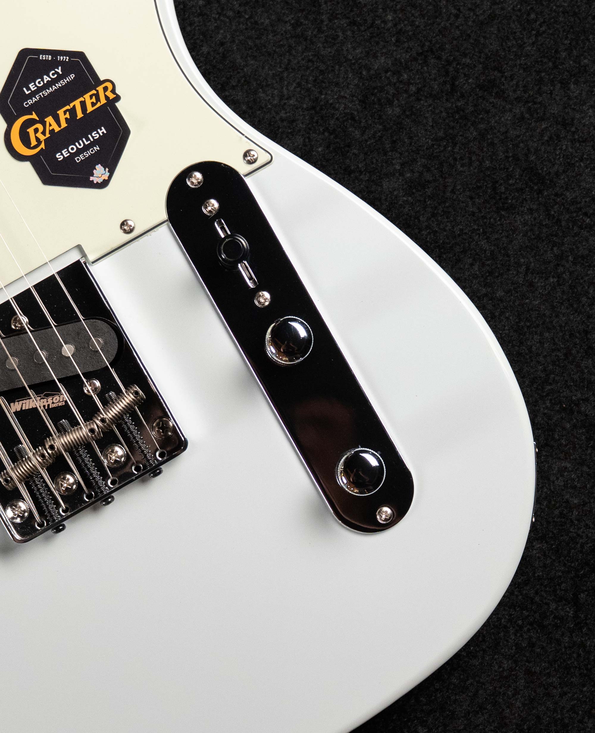 Электрогитара Crafter Charlotte T RS Olympic White - купить в "Гитарном Клубе"