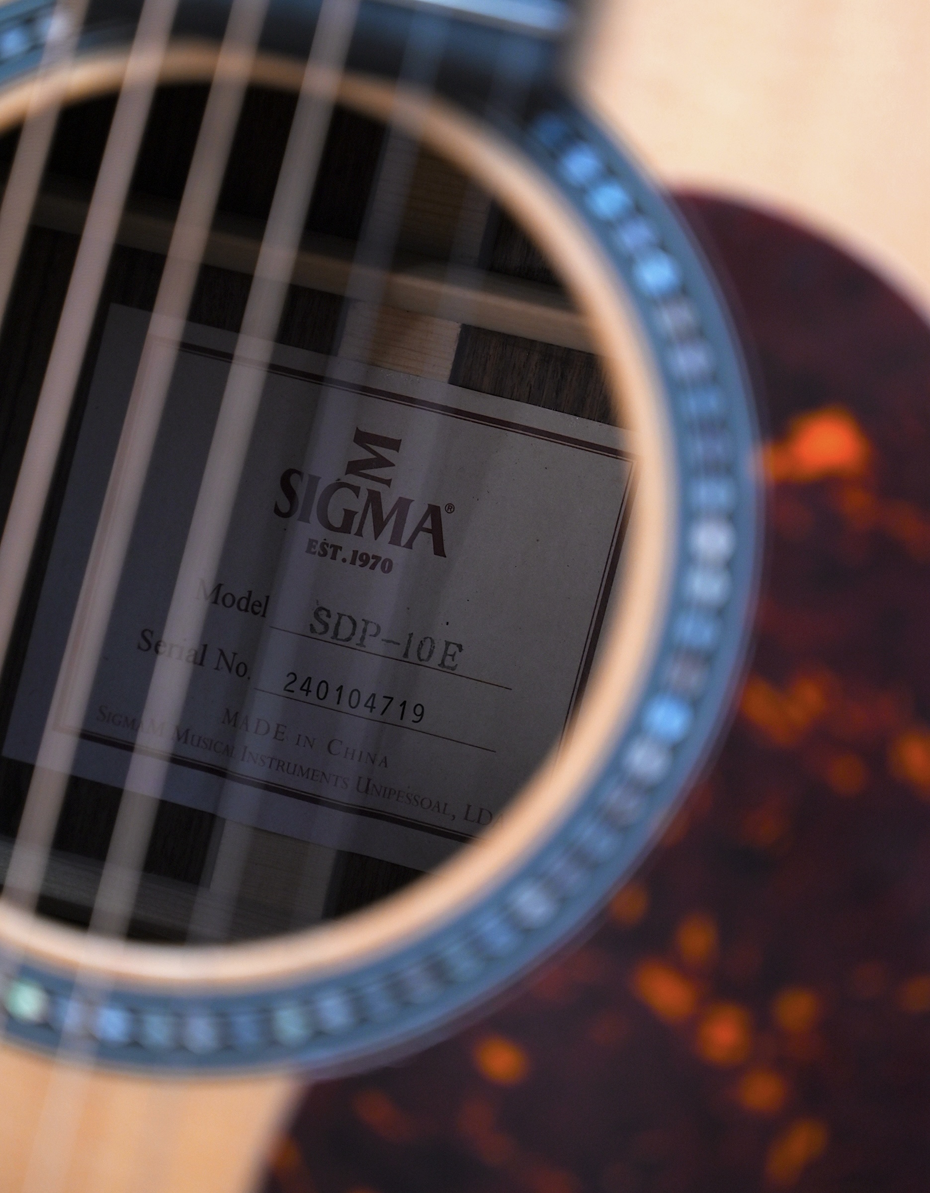 Электроакустическая гитара Sigma SDP-10E - купить в "Гитарном Клубе"