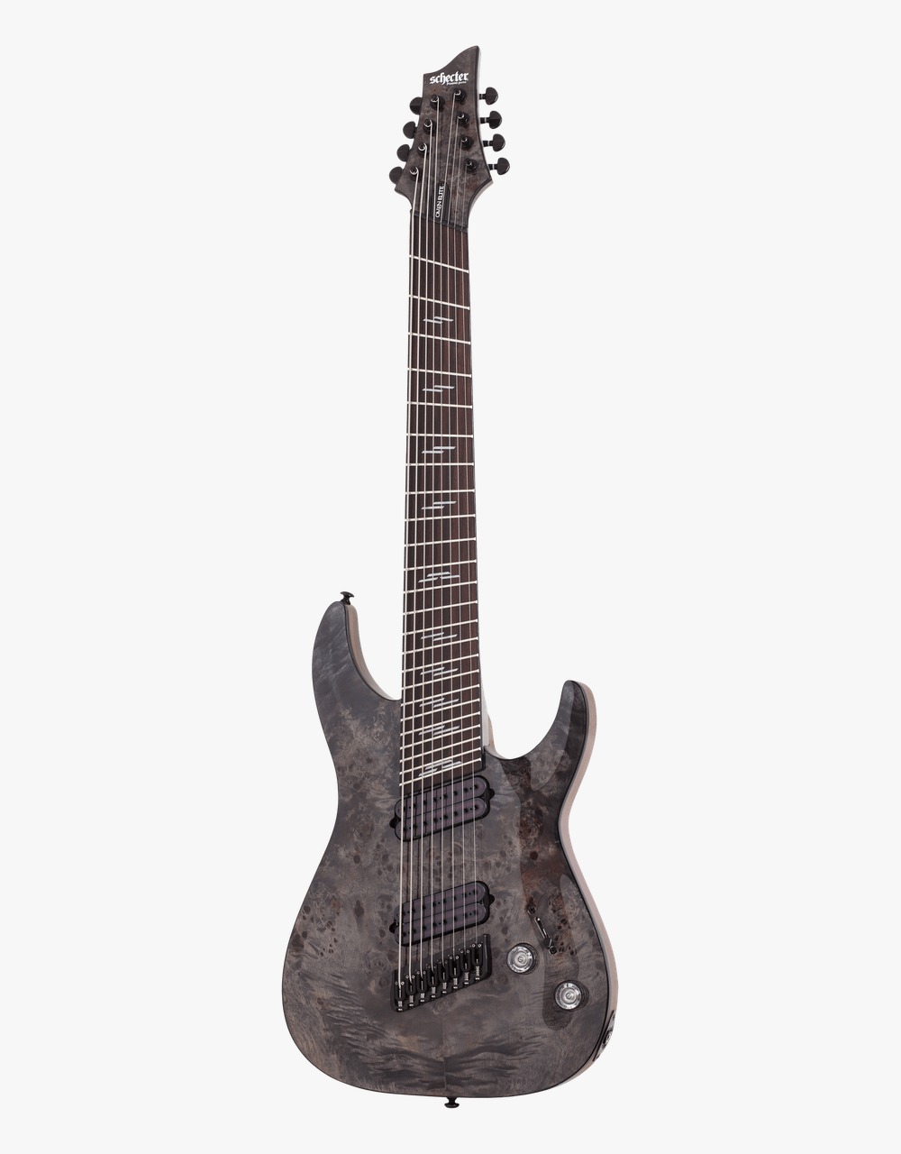 Электрогитара Schecter OMEN ELITE-8 MS, Charcoal - купить в "Гитарном Клубе"