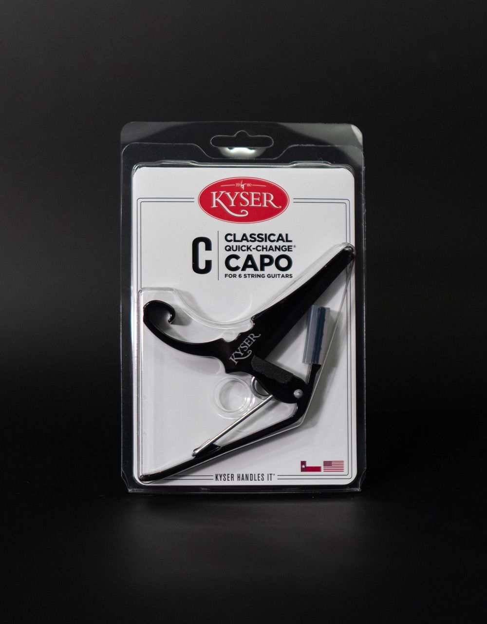 Каподастр для классической гитары Kyser KGCBA - купить в "Гитарном Клубе"