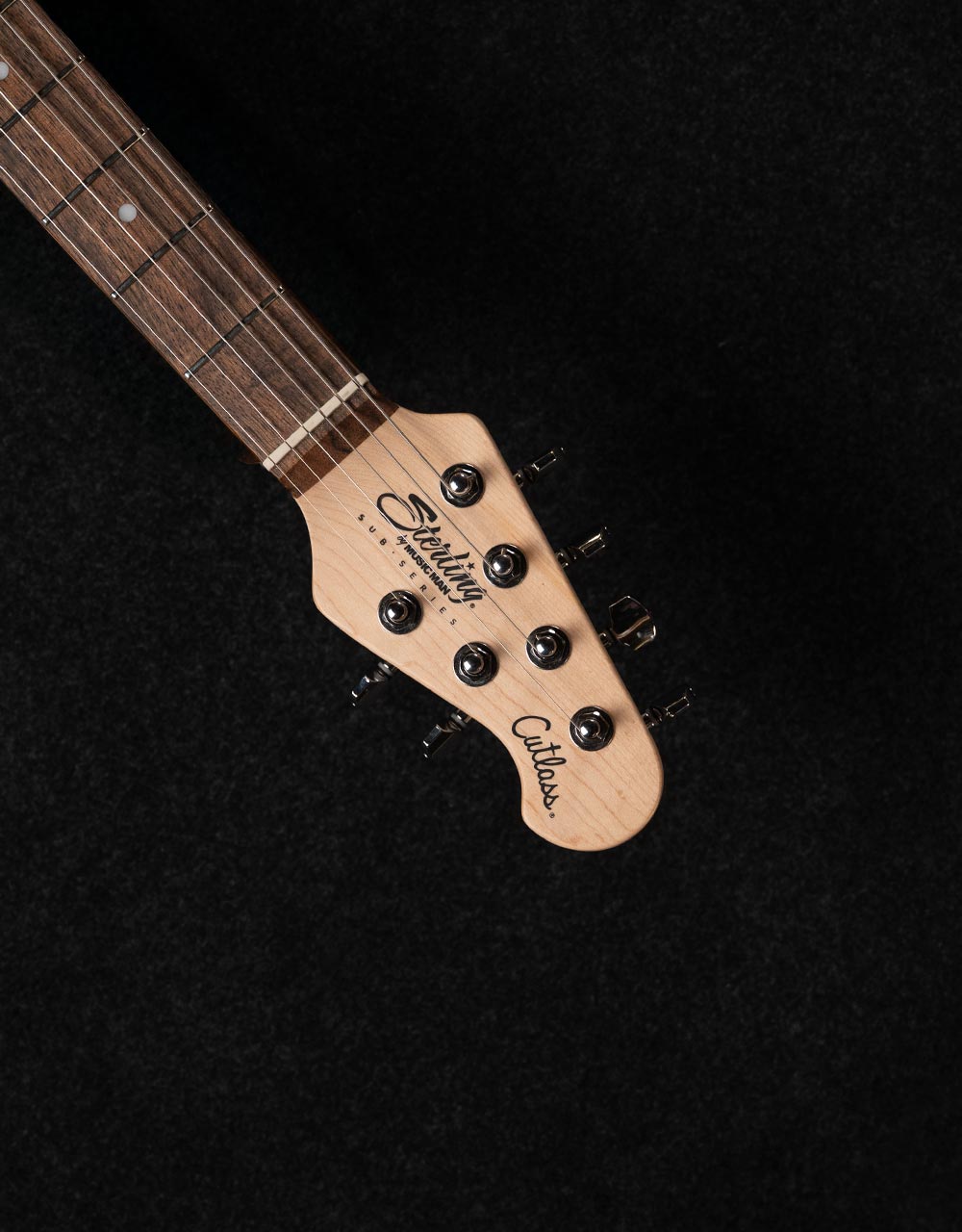 Электрогитара Sterling Cutlass SSS Charcoal Frost - купить в "Гитарном Клубе"