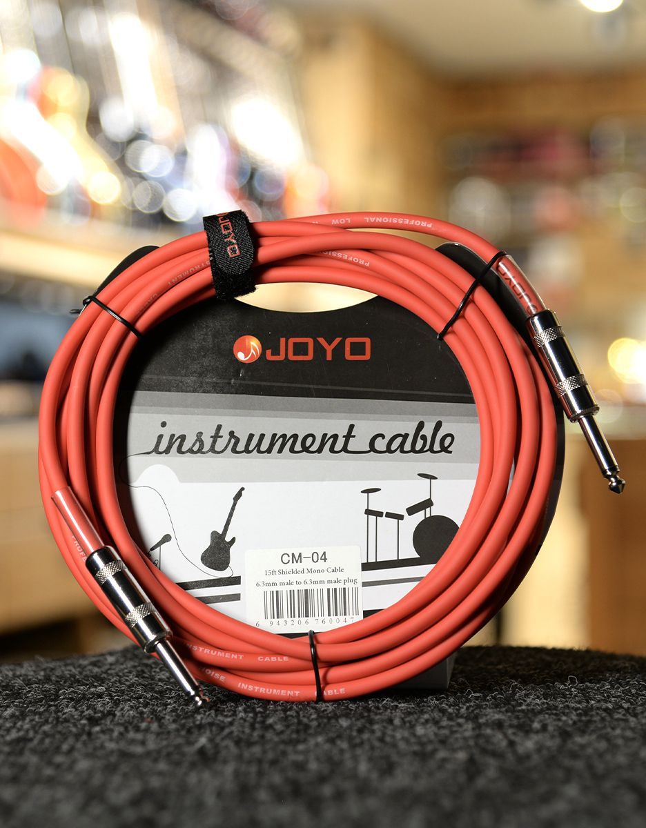 Инструментальный кабель JOYO CM-04 Cable Red - купить в "Гитарном Клубе"