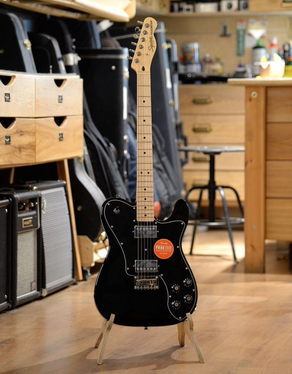 Электрогитара Squier Affinity Telecaster Deluxe MN Black - купить