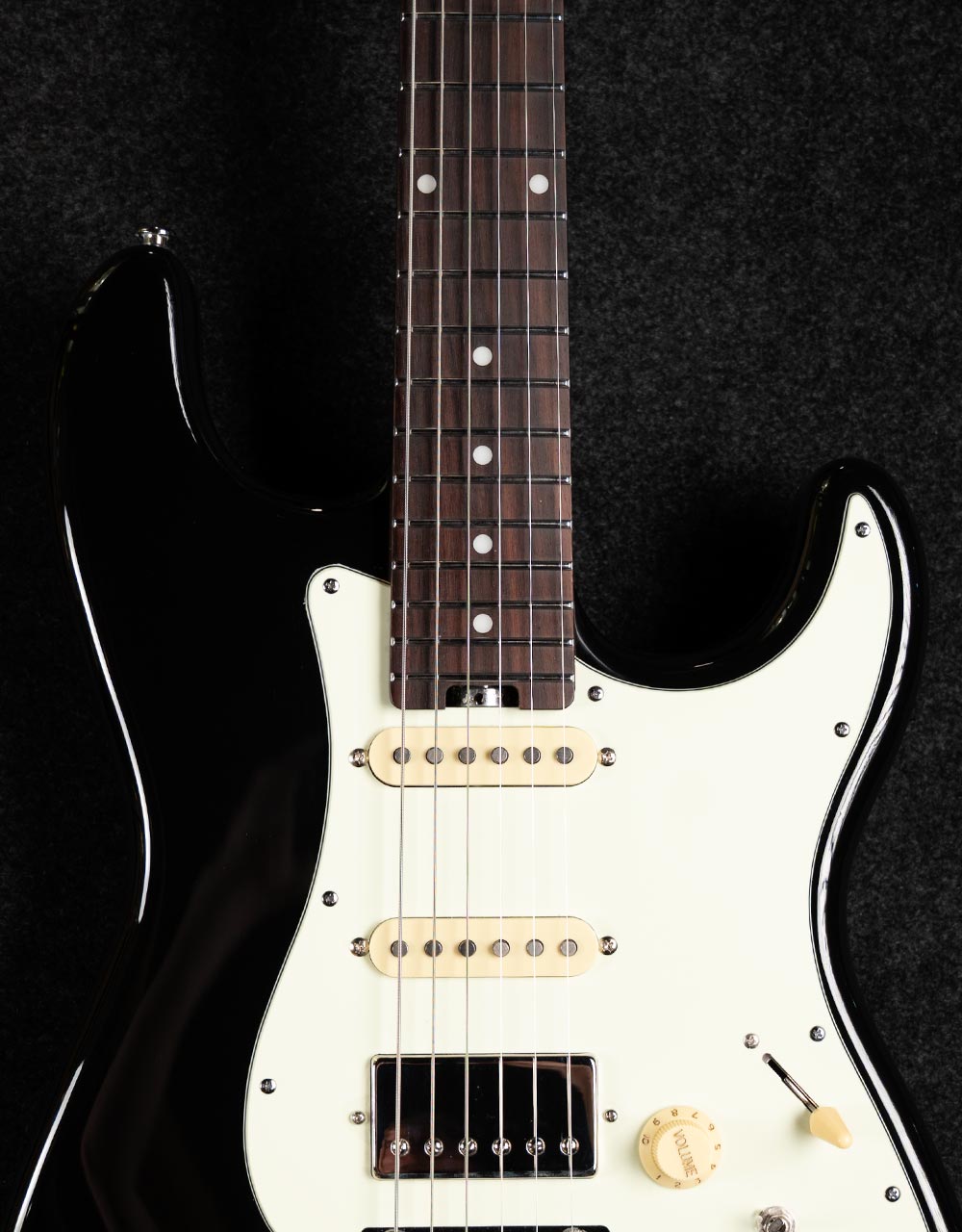 Электрогитара Crafter Charlotte S RS Cosmic Black - купить в "Гитарном Клубе"