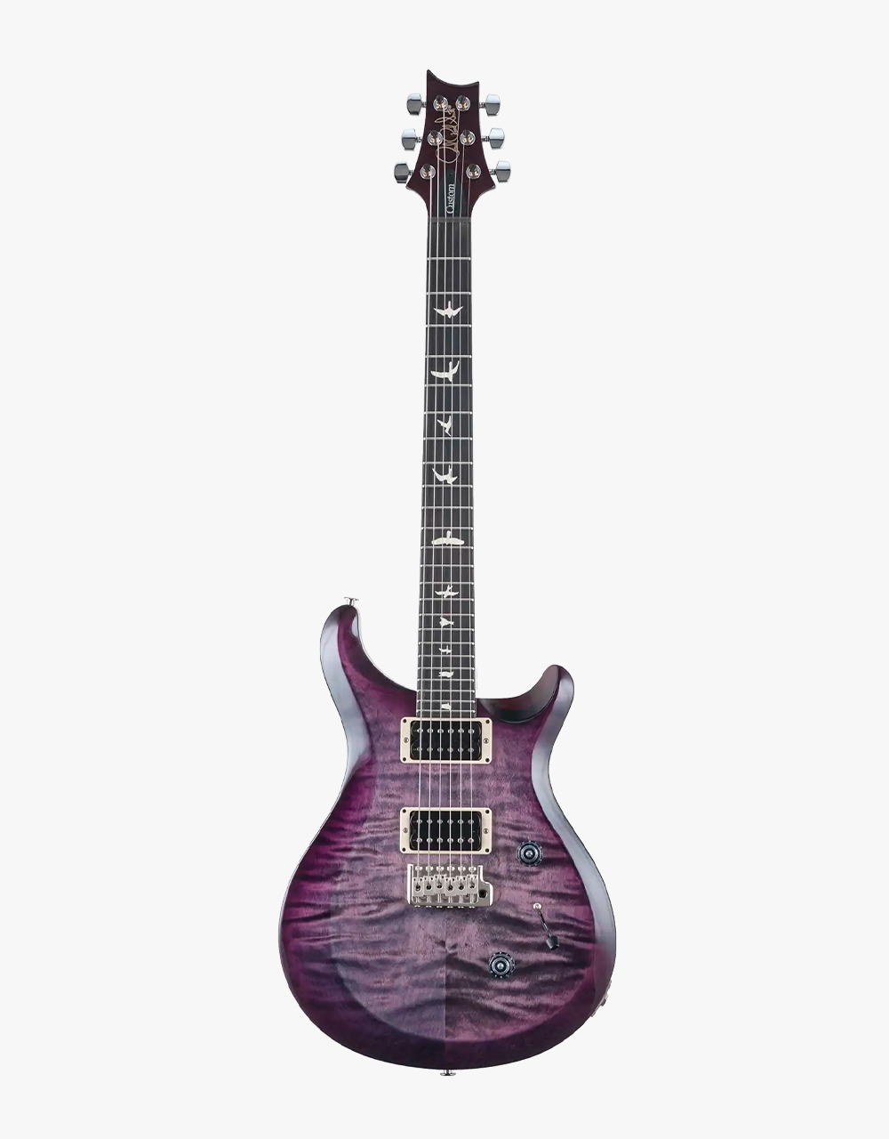 Электрогитара PRS S2 CUSTOM 24 FADED GRAY BLACK PURPLE BURST - купить в "Гитарном Клубе"