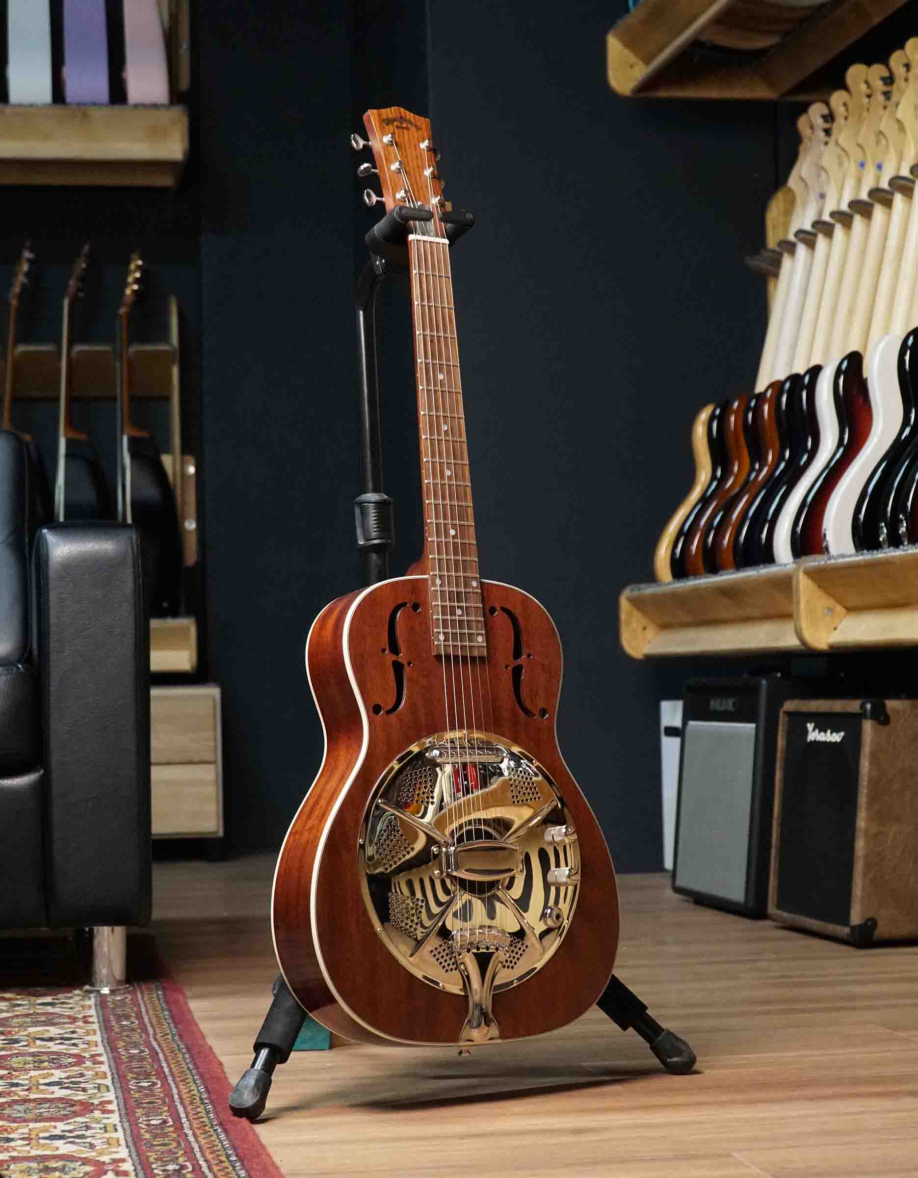 Резонаторная гитара с звукоснимателем Sigma RM140 - купить в "Гитарном Клубе"